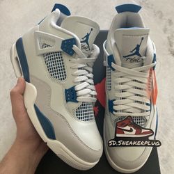 Jordan 4 Military Blue Size 9 