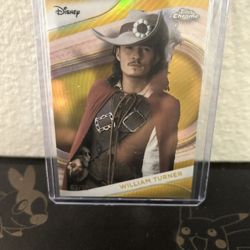2025 Topps Chrome Disney GOLD WAVE Refractor WILLIAM TURNER /50