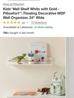 Pillowfort Wall art (shelf) decor (2 available)