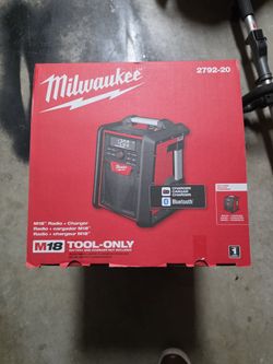 Milwaukee M18 Jobsite Radio/Charger, Model# 2792-20