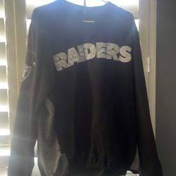 Raiders XL windbreaker pullover