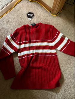 South Pole medium striped sweater, with tags.  Vintage