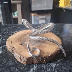 Snake Bracelet & Adjustable Ring 