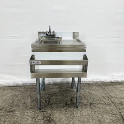 NSF Compartment Bar Sink with Faucet BAR-1B1824-12R-320

