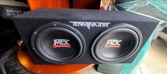 Terminator Sub Box With 2 12s MTX Speakers Never Been Used