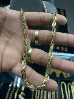 14k GF Milano Rope chains