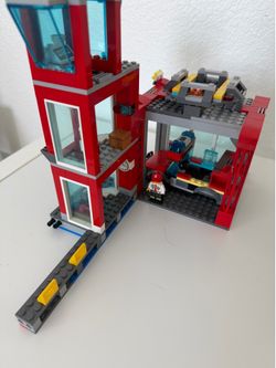 Lego city fire station set