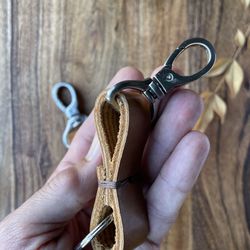 Handmade Keychain Leather