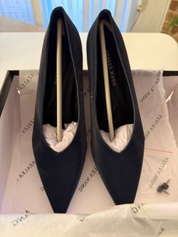 Azalea Wang Patricc Navy Pointed Toe Stiletto Pumps US 8 NEW IN BOX