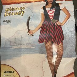 Women Pirate Costume Lg