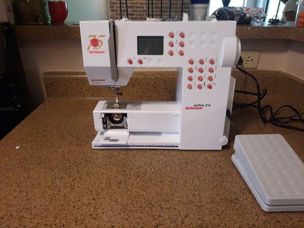 Bernina Activa 210 75th Anniversary Edition Sewing Machine with Pedal