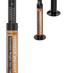 Tongue Weight Scale, Upgrade 1800 lbs Capacity, for RV Trailer, Boat, Travel Trailers, Black