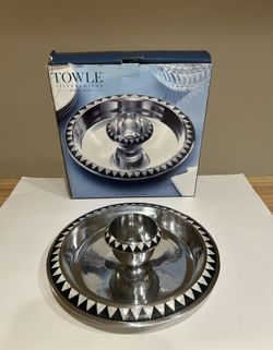 Towle Silversmiths Chip And Dip Set