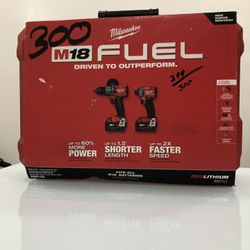  M18 FUEL 18-Volt Lithium-Ion Brushless Cordless Hammer Drill and Impact