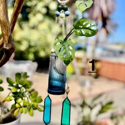 Handmade propagation, sun catcher planter
