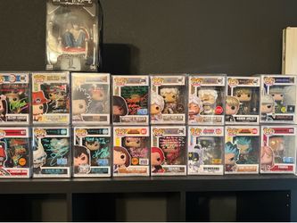 Signed Funko pops with authenticity cards