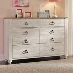 6 Drawer Double Dresser 