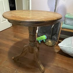Circle Wooden Table 