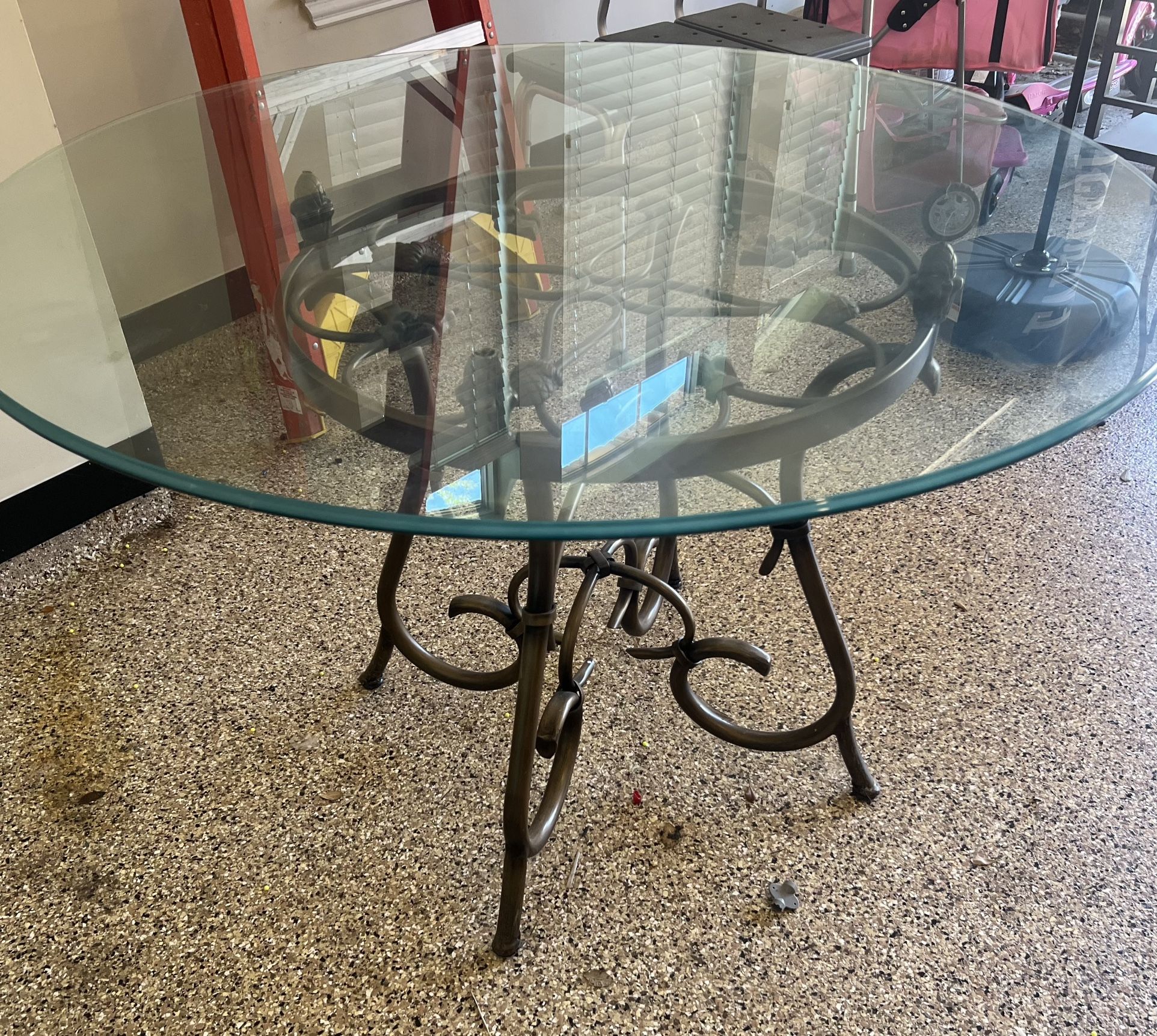 Glass Dinette Table