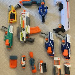 Lot Of Nerf Guns