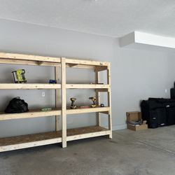 Handmade Storage Shelves!