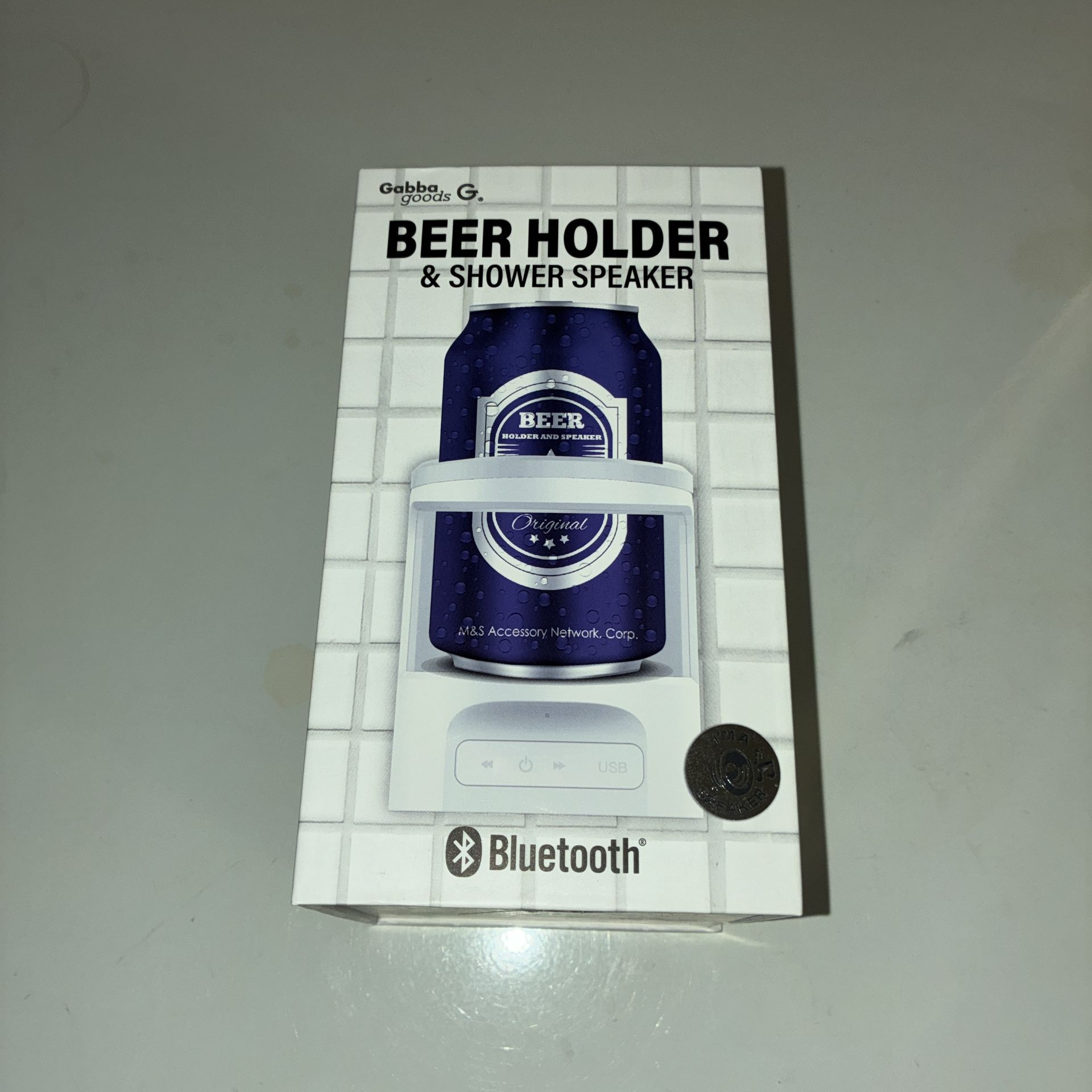 Bluetooth Beer Holder And Shower Speaker (NEW)