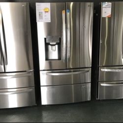 Delivery Available Stainless Steel Refrigerators 