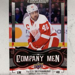 2017-18 Upper Deck Compendium Company Men Achievement Henrik Zetterberg #CM-SP