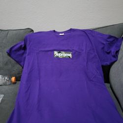 Supreme Box Logo Camo Purple
