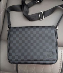 Louis Vuitton checkered board messenger bag
