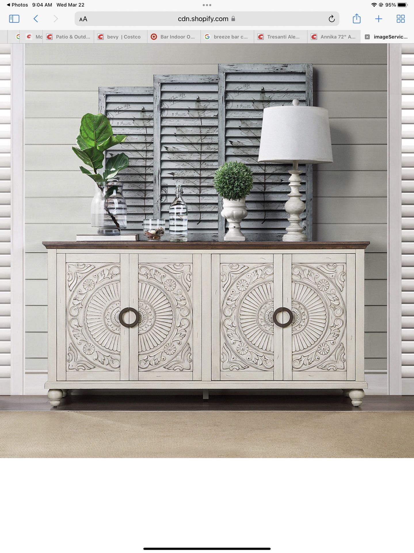 Annika 72" Accent Console (As Is)