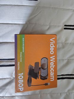1080P Video Webcam with Built-in Microphone