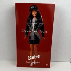 Vintage 1990s 1996 Mattel Bloomingdale’s Limited Edition Calvin Klein Jeans Barbie Doll Collectables