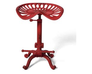 LOKKHAN Rustic Industrial Bar Stool, 19.7-26.8 Inch Seat Height