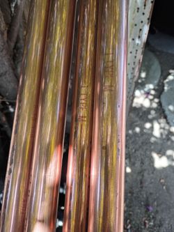 1 inch copper pipes 10ft