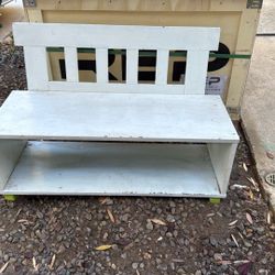 Free Small Kids Bench With Shoe Storage 