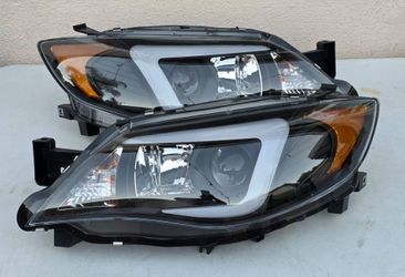 08-14 Subaru Impreza LED DRL Projector Headlights Luces Focos Micas Faros Faroles Headlamps