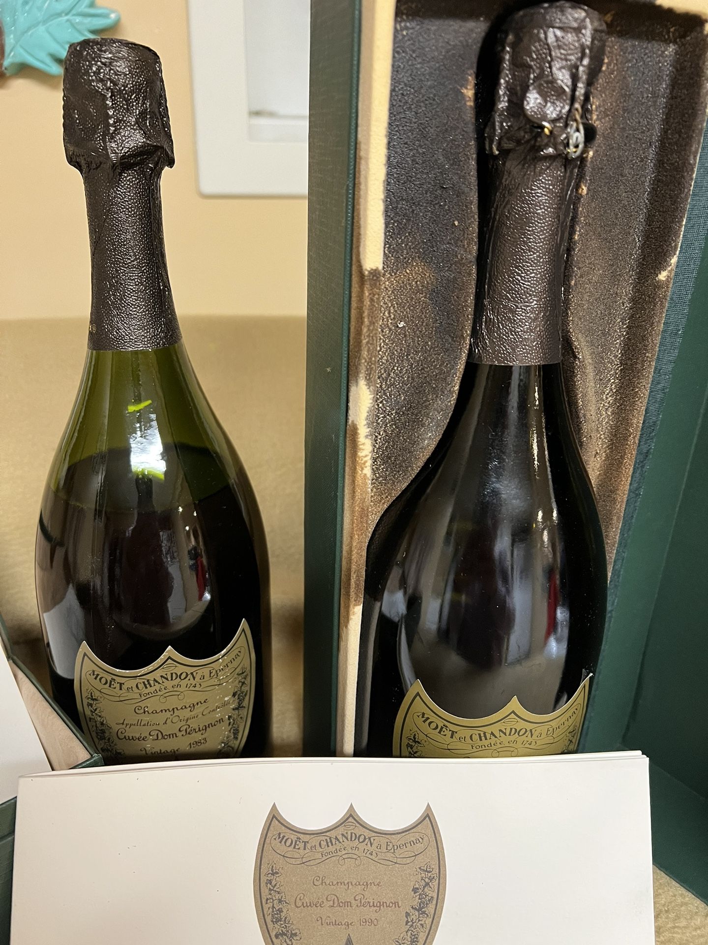 Dom Perignon Champagne With Boxes 1985/1990