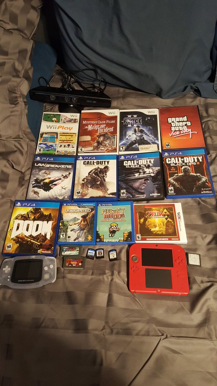 Trading a video game lot for an Xbox One S or Nintendo Wii U