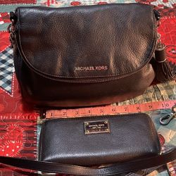 Black Tassel Michael Kors With Wallet  