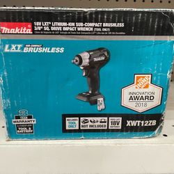 Makita New 3/8” Impact Wrench Brushless 18v