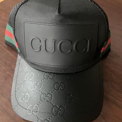 Leather Authentic Gucci hat