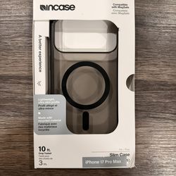 Incase Slim Case for iPhone 17 Pro Max – Black Translucent