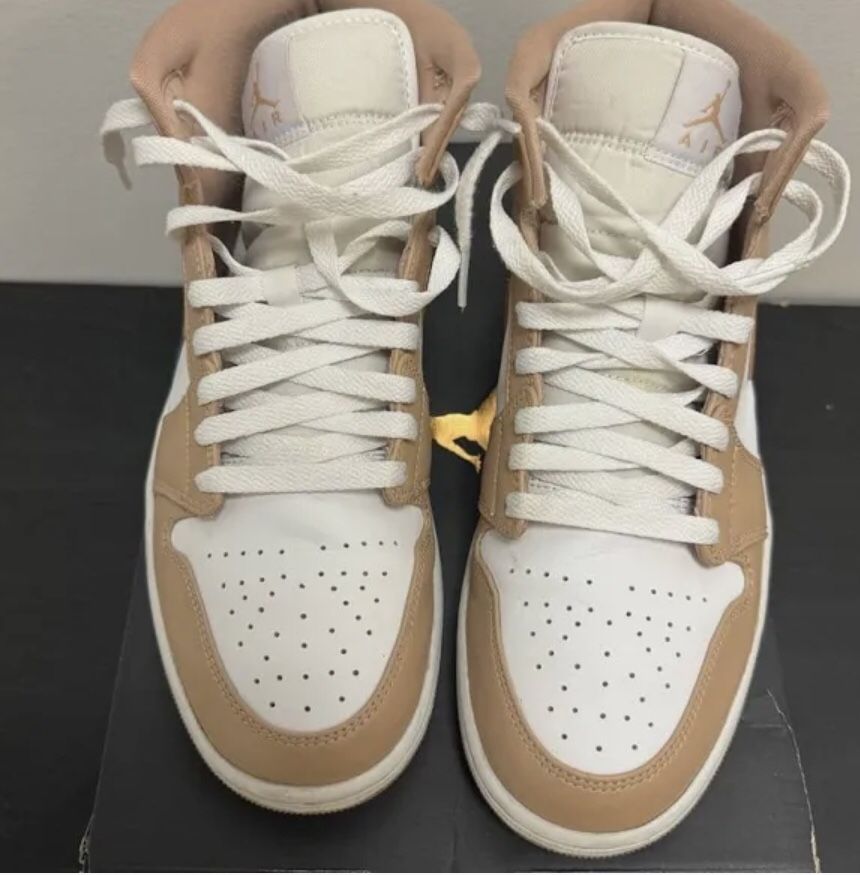 Air Jordan 1 Mid Tam Gum Men Size 10