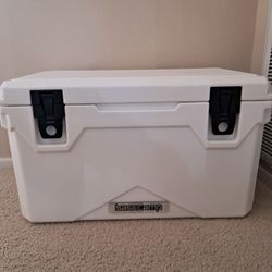 Basecamp 45QT Heavy Duty Rotomolded Cooler – Yeti Style – White