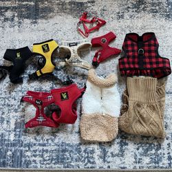 Miscellaneous Dog Harnesses and Sweaters