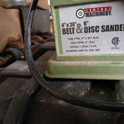 Belt And Disk Sander