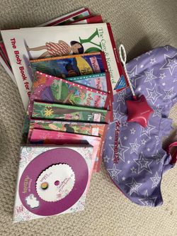 American Girl Bag And Books