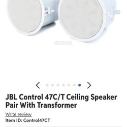 Jbl Speaker Control 47C/T