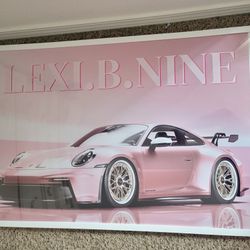 Pink Porsche picture For SALE.